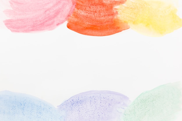 Watercolor abstract circles background