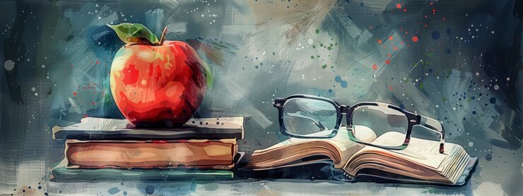 Бесплатный Фотография иллюстрация яблока в акварели