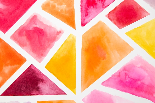 Watercolor elements design close up