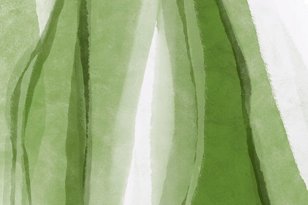 Foto gratuita carta da parati ad acquerello, sfondo del desktop disegno astratto verde