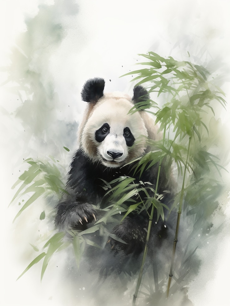Free Photo watercolor wildlife animal illustration