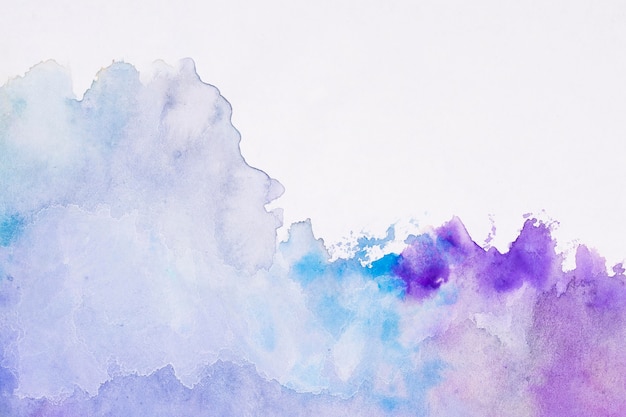 Watercolour art hand paint gradient violet background