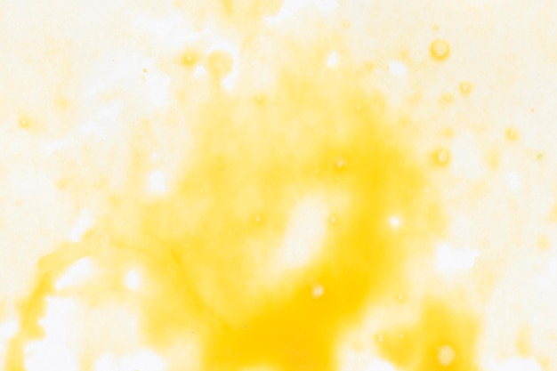 Watercolour art hand paint yellow background