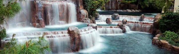 Foto gratuita panorama della cascata di las vegas