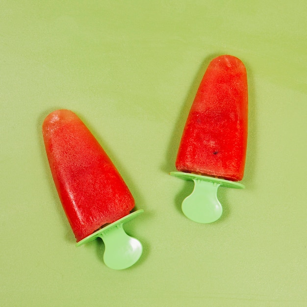 Watermelon fruit ice