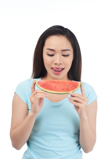 Watermelon slice for dessert