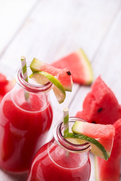 Free photo watermelon smoothie