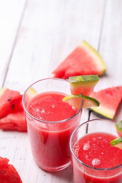 Free photo watermelon smoothie