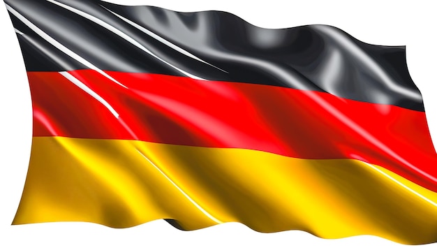 Free photo wavy flag of germany texture background generative ai