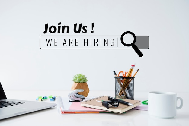 We are hiring digital collage
