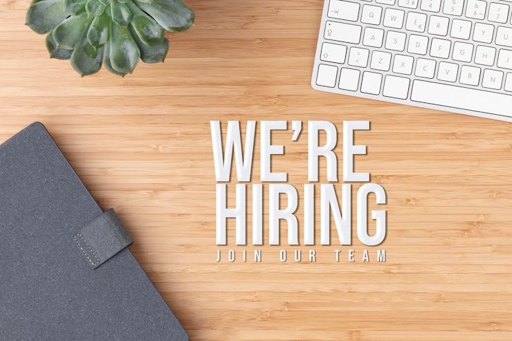 Free Photo we are hiring digital collage