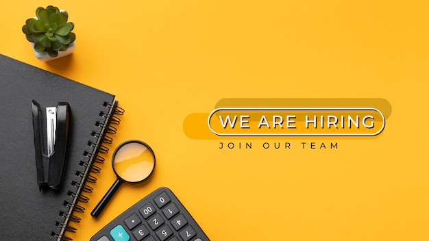 we are hiring digital collage