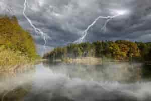 Foto gratuita concetto di collage di effetti meteorologici