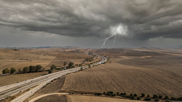 Weather effects collage concept