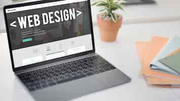 Foto gratuita web design sito web internet software reattivo concept