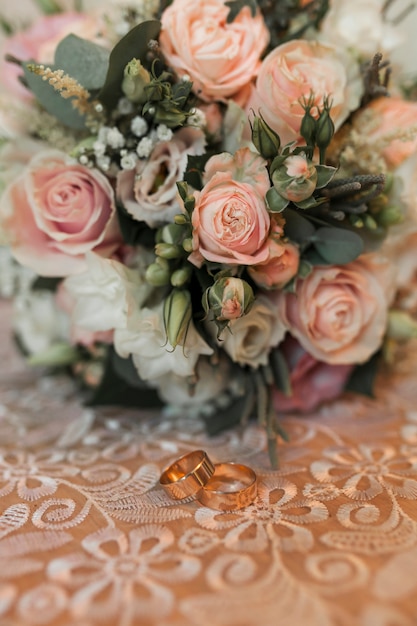 Foto gratuita bouquet da sposa