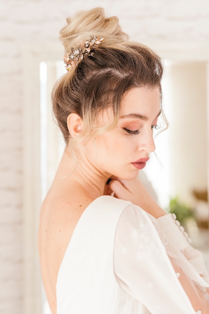 Foto gratuita sposa matrimonio