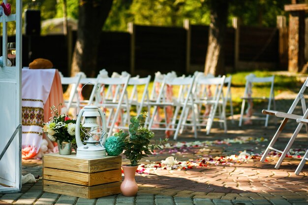 The wedding ceremony