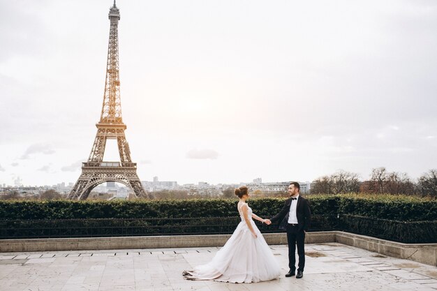 Свадебная пара во Франции