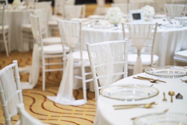 Wedding Reception Dinner Table Setup For Luxury Wedding