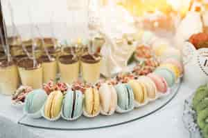 Free photo wedding sweets and desserts