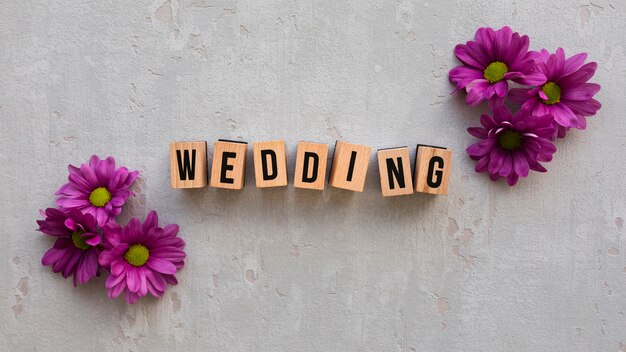 Wedding wooden sign