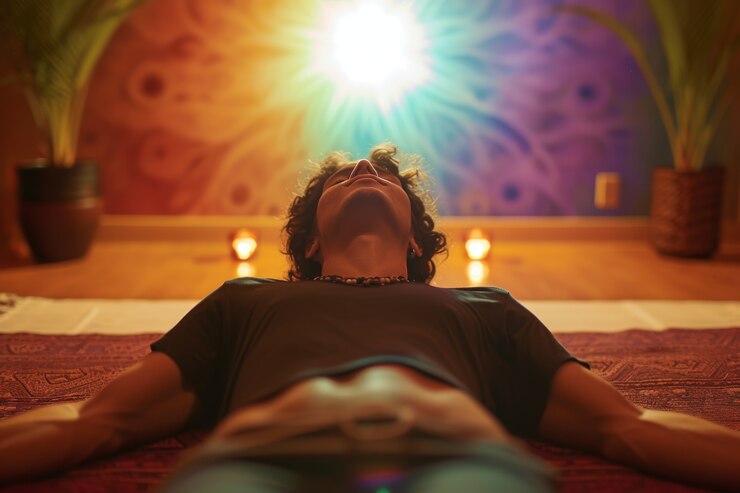 Free Photo wellness practices for self care on world health day
