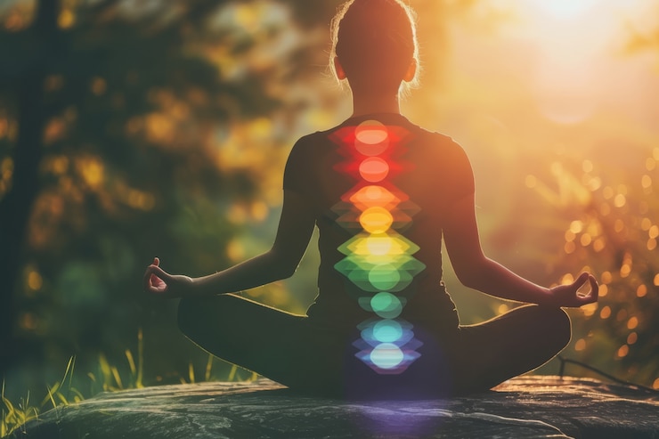 Free Photo wellness practices for self care on world health day