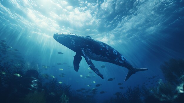 Whale ai image