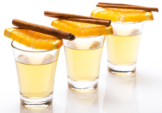 Free photo whiskey shots