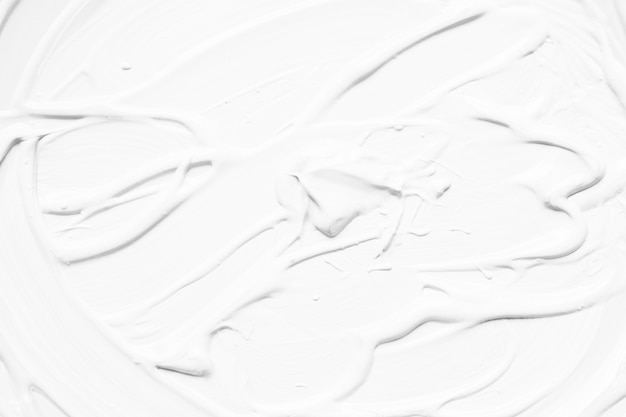 White abstract paint in strokes