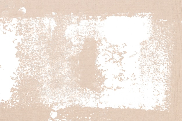 Free photo white block print on beige background