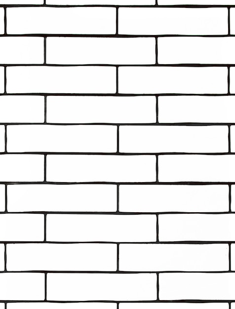 Free photo white brick wall. background with white ceramic tiles.