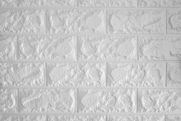 White brick wall background