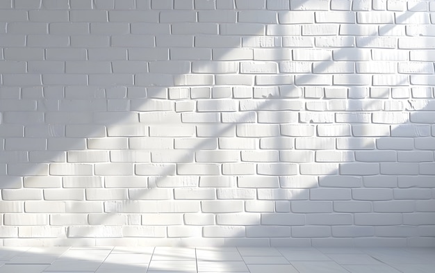 Free photo white brick wall surface texture