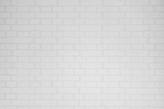 Free photo white brick wall surface and texture