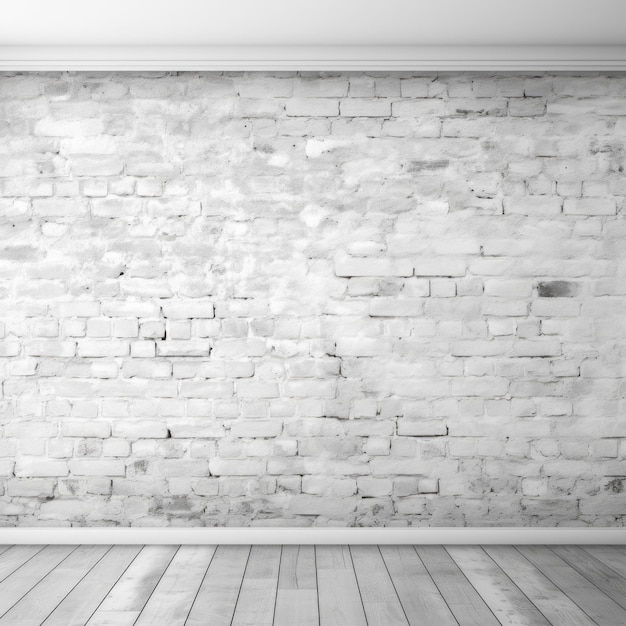 Free photo white brick wall texture or background