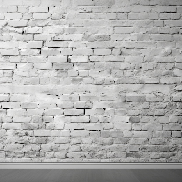 Free photo white brick wall texture or background