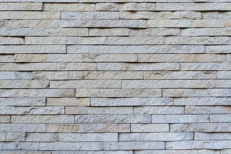 Free Photo white brick wall. texture of brick with white filling