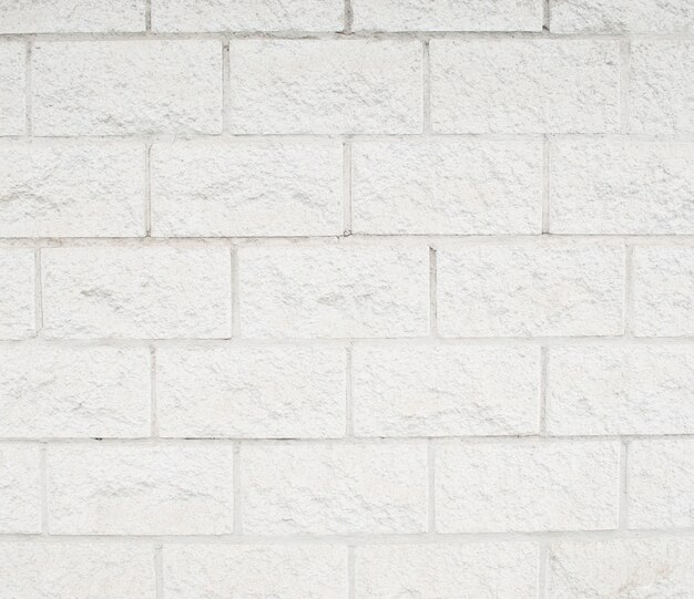 White brick wall texture