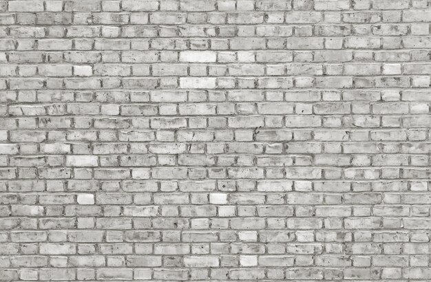 White brick wall texture