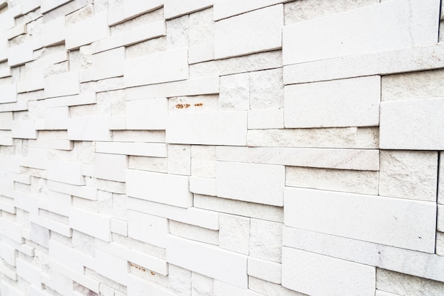 White brick wall textures background