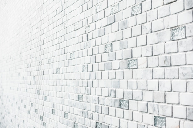 Free photo white brick wall