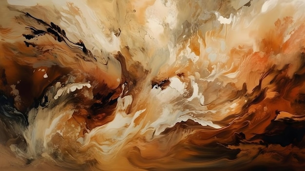 white and brown abstract painting background