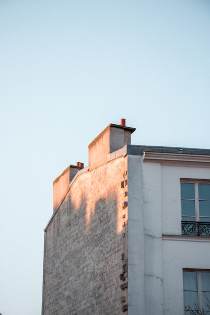 White and brown concrete building