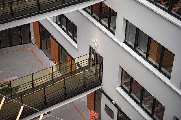 White and brown concrete building