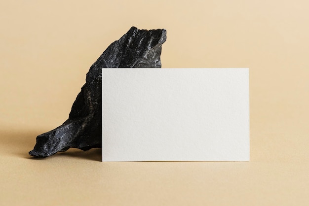 Элемент дизайна белой визитной карточки