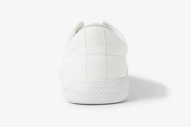 White canvas sneakers unisex footwear fashion