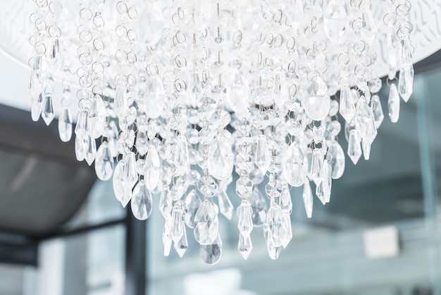 White chandelier