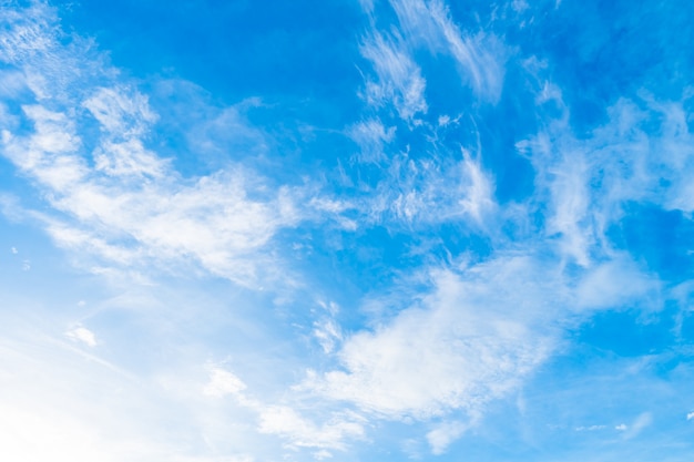 White cloud on sky